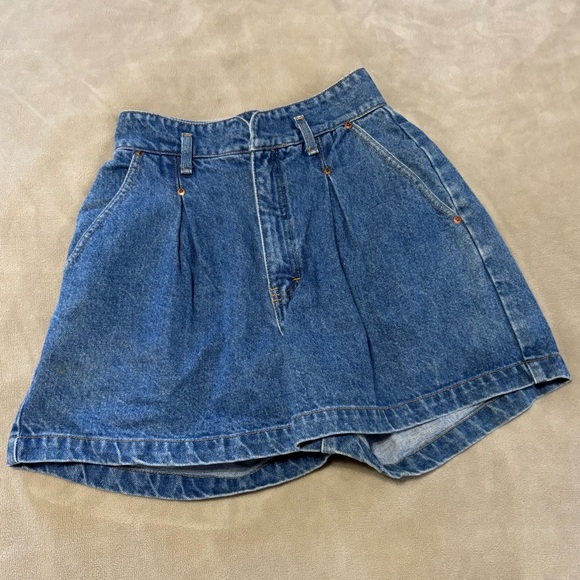 Vintage Pants - Action West Vintage 80’s Blue‎ Denim Shorts